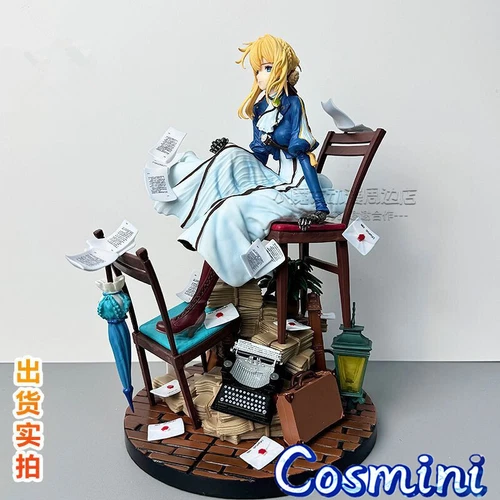 In Stock Violet Evergarden 25cm Figure Toy PVC Collection Model Anime Gift - Picture 8 of 20