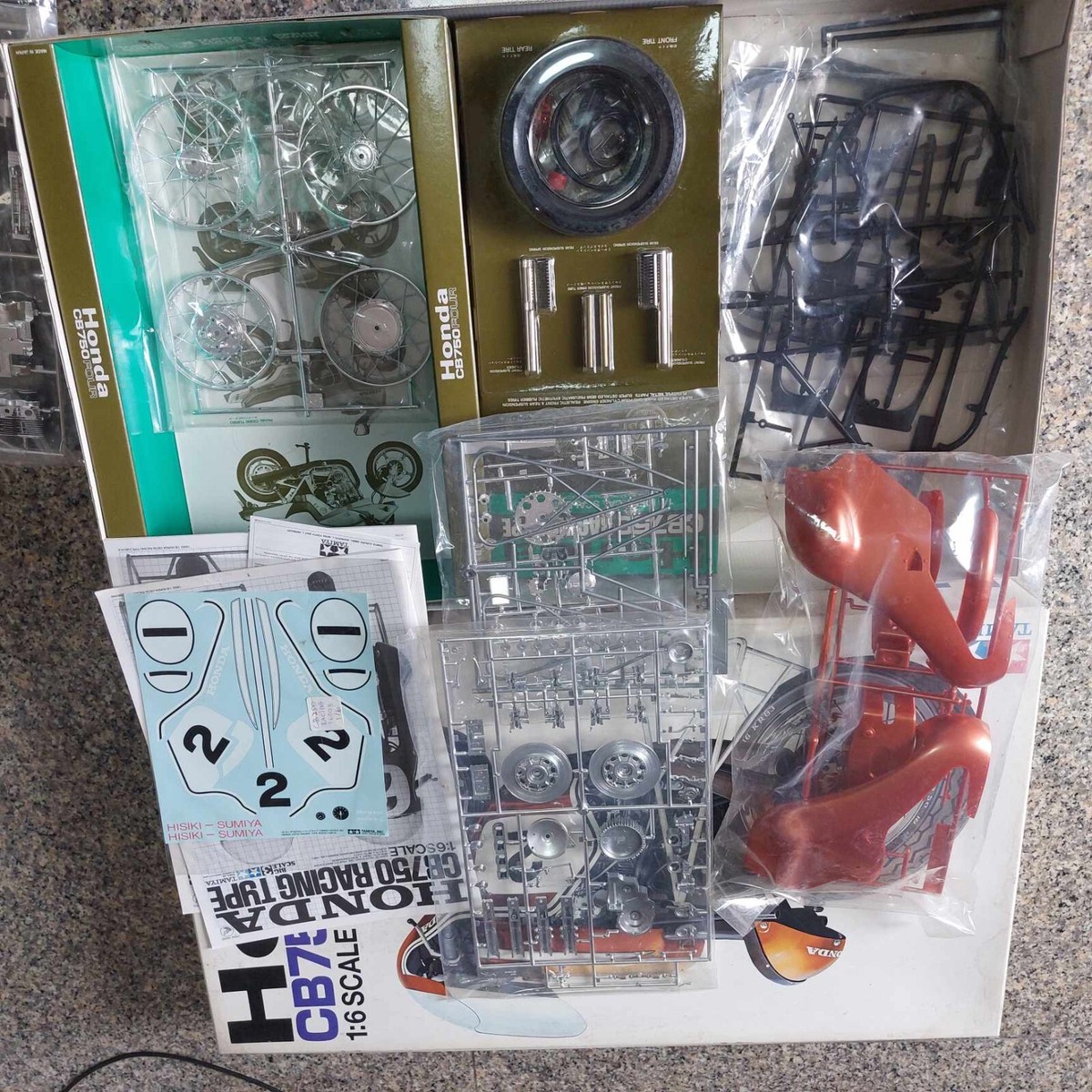 Tamiya 1/6 Honda CB750 Racing Type Model Kit | eBay