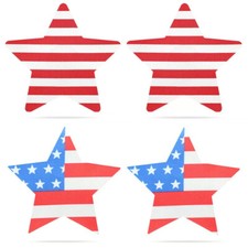 Premium Disposable American Flag Star Nipple Cover Breast Pasties 2 Pack 
