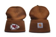 Carhartt '47 Beanie Kansas City Chiefs Adult Knit Hat Cap NWT