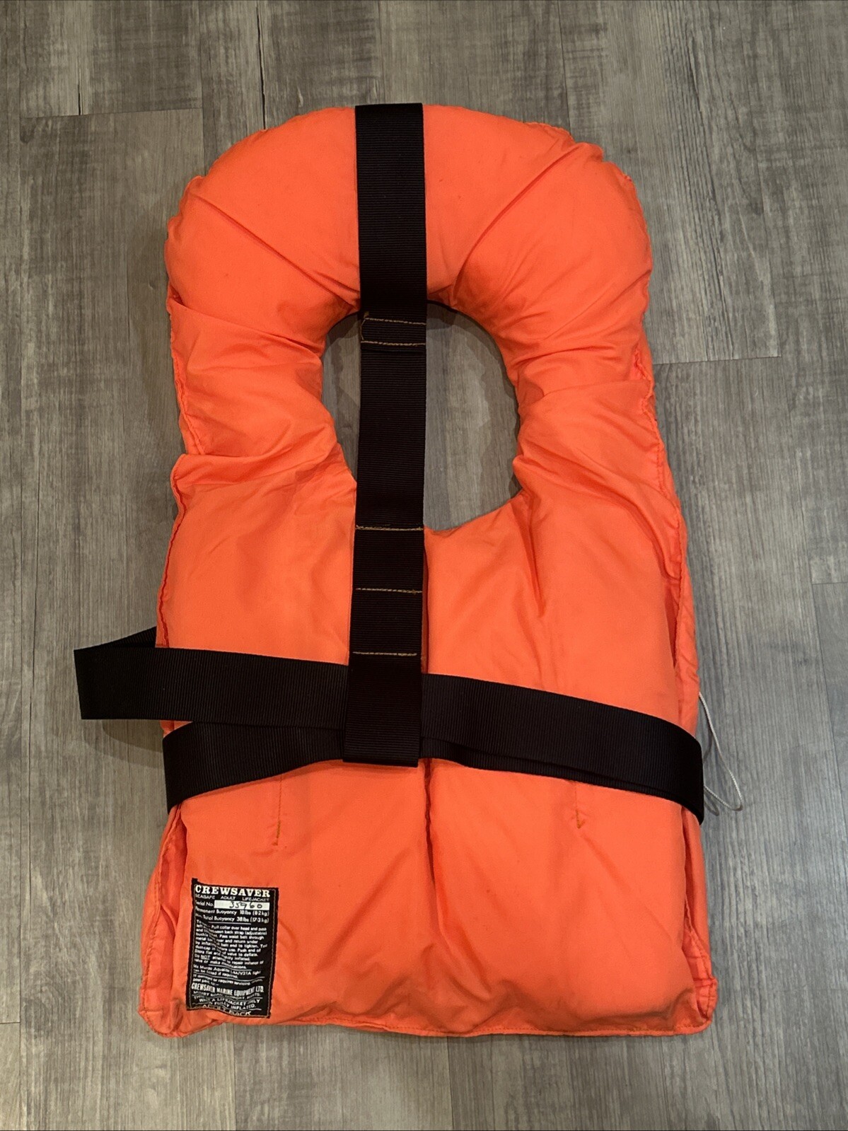 FILA Giubbotto salvagente Crewsaver Seasafe adulto arancione marina yachting barca vela