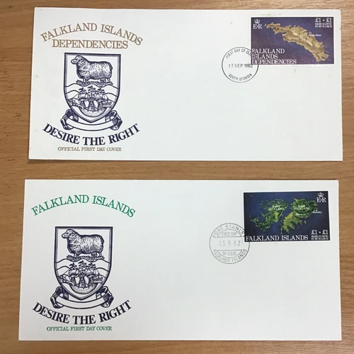 Falkland Islands Dependencies Desire the Right First Day Cover (A12)