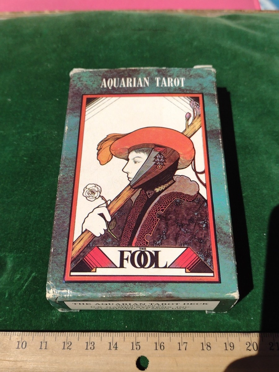 Vintage 1970 AQUARIAN The Fool TAROT CARDS X 78 MORGAN PRESS