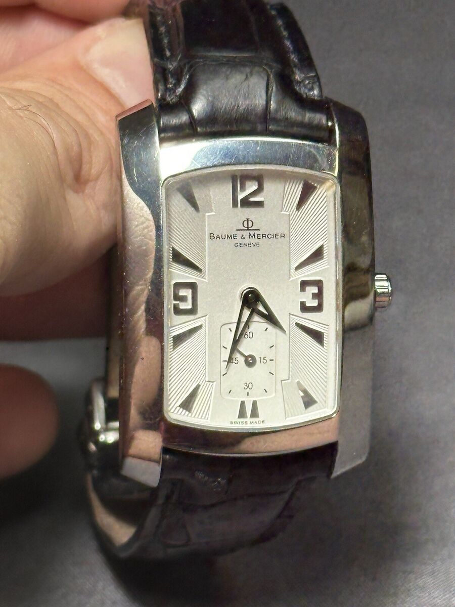 Baume & Mercier Geneve Acier Inox Watch Quartz Works Used | eBay Baume & Mercier Geneve Acier Inox Watch Quartz Works Used | eBay