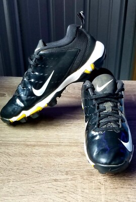 Nike FastFlex Youth Black with Yellow Trim Athletic Trainers s-l400.jpg main image 3
