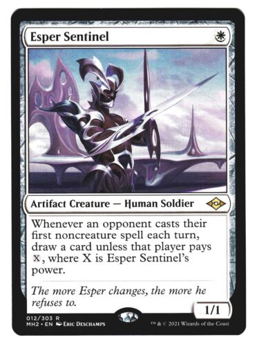 Magic The Gathering MTG - Modern Horizons 2 MH2 2021 - #12 Esper Sentinel NM x1