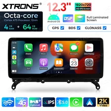 12.3" 4G Android 14 8-Core 64G Car Stereo GPS Retrofit For BMW X3 F25 X4 F26 EVO