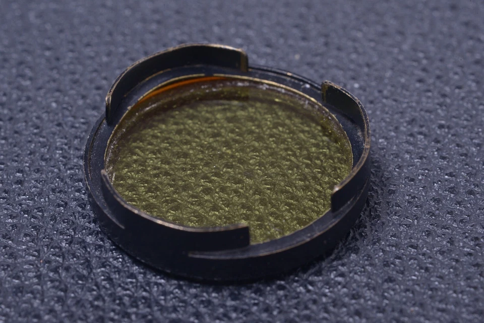 ✅ UNBRANDED YELLOW 27MM FILTER ANTIQUE LENS OR CAMERA PUSH ON 14-2 - Image 2 of 2