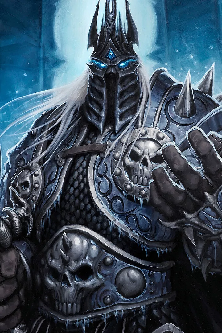 World Of Warcraft Lich King Art Pc Wow Wall Art Home Decor - POSTER 20x30