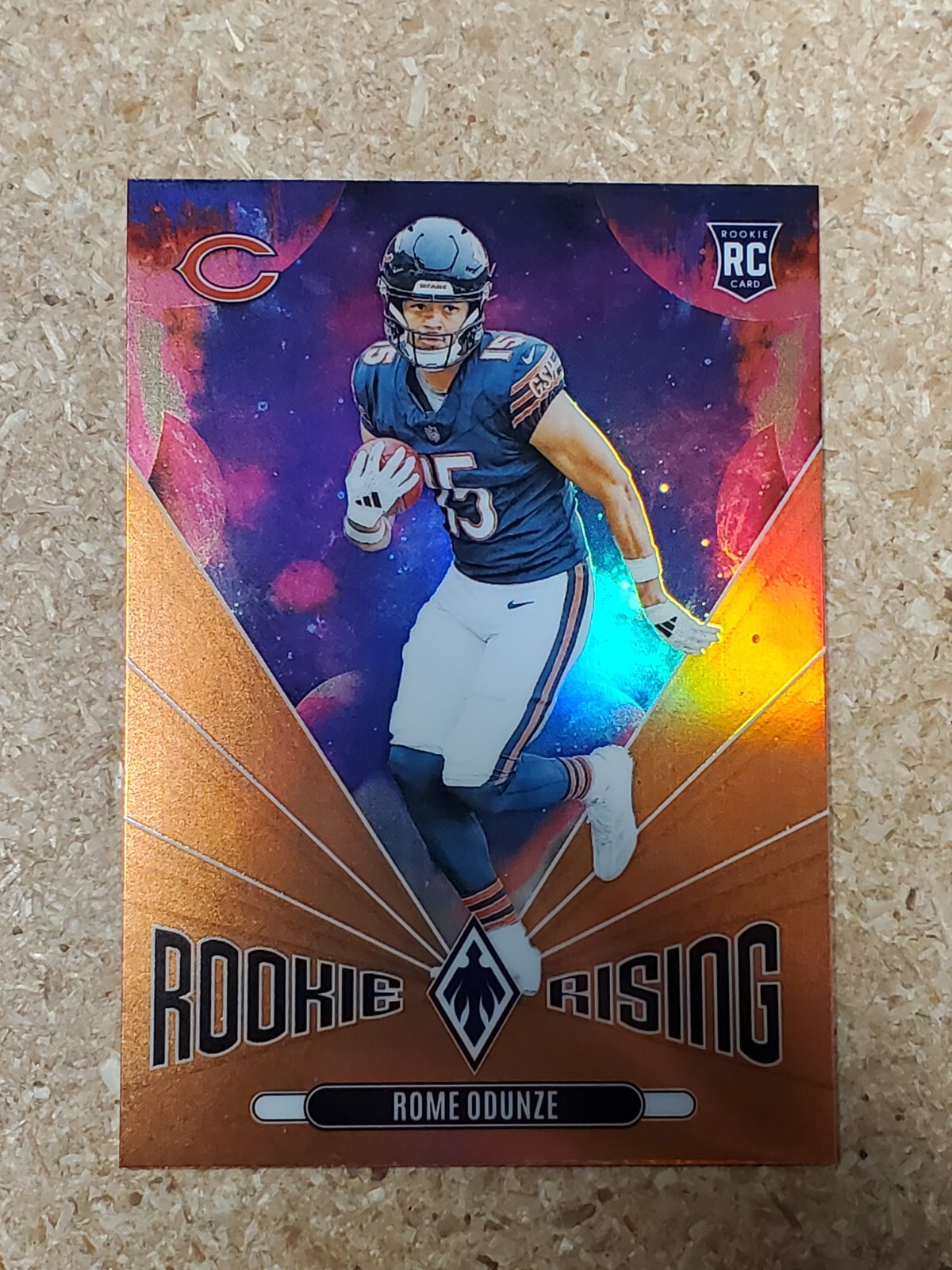 Rome Odunze 2024 Phoenix Rookie Rising Orange Parallel #RR-ROE Bears RC