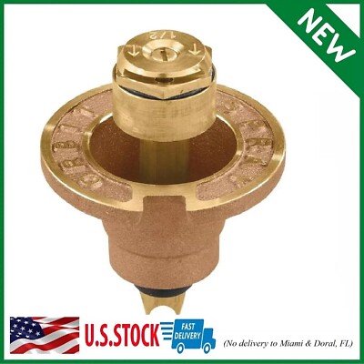 5-Pack Orbit 54071 Brass Pop-Up Flush Head Sprinkler with Half Pattern