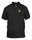 ITALIA FLAG Embroidery Embroidered Golf Polo Shirt