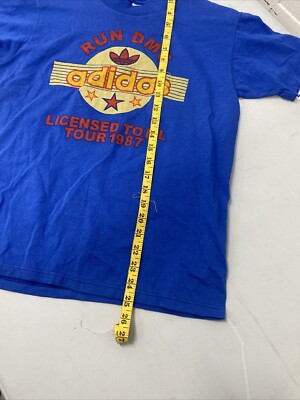 Vintage Run DMC Rap Tee Beastie Boys Licensed To Ill Adidas Tour