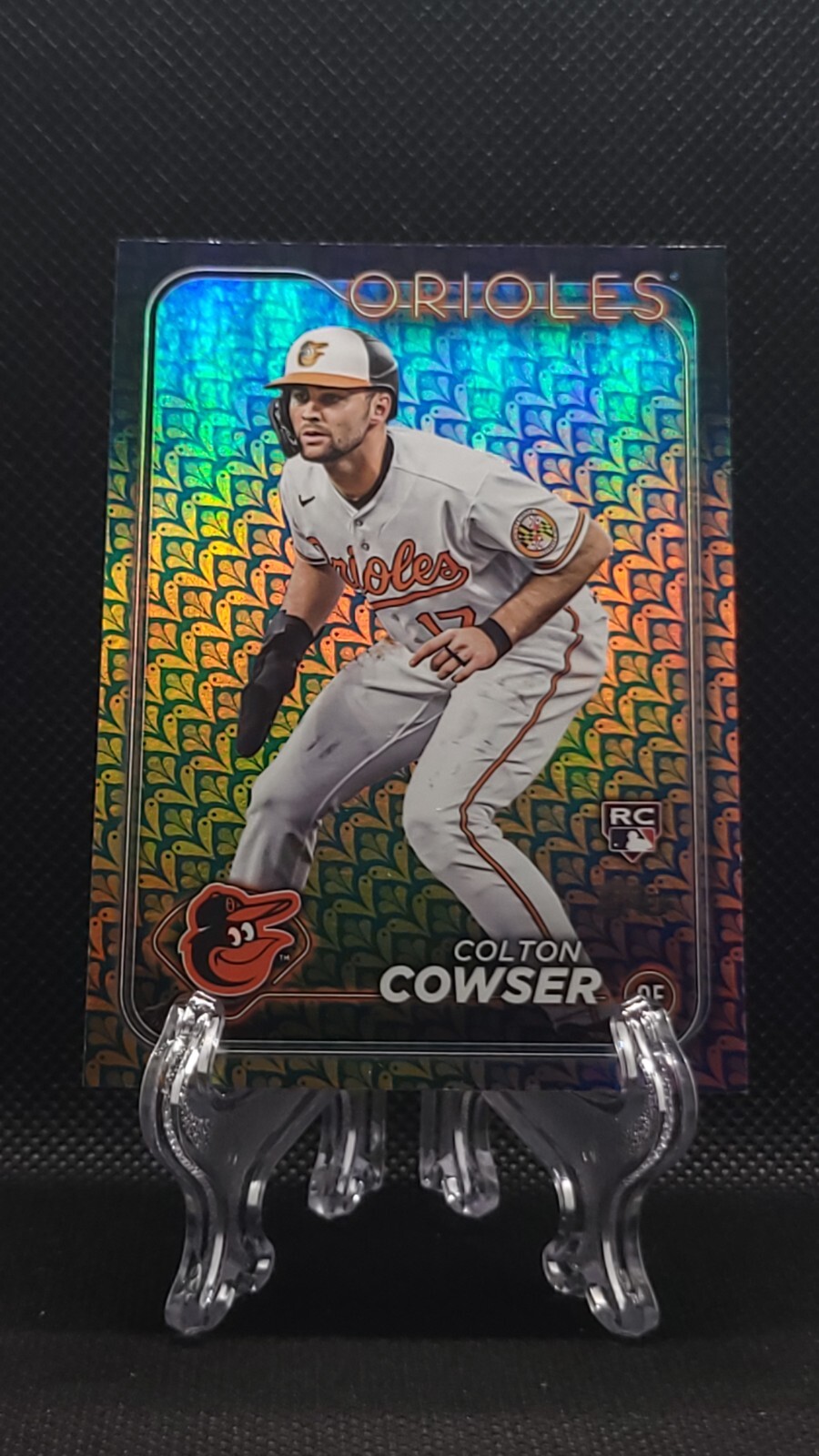 2024 Topps Series 1 Easter Holiday Foil Parallel Colton Cowser (#257) Orioles RC