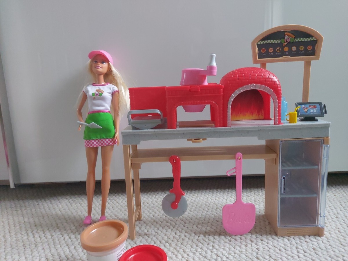 Barbie Pizzeria Barbie Pizza Oven Set Mattel Barbie Pizza Chef