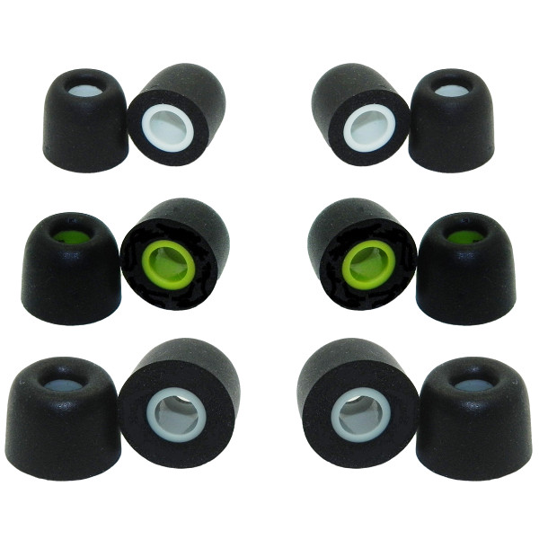 6 pair Jaybird Bluebuds X2 ear tips Jaybird X2 replacement ear tips memory foam