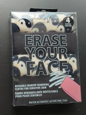 Danielle Creations Erase Your Face Reusable Makeup Removing Cloth - 4 Pack Ying