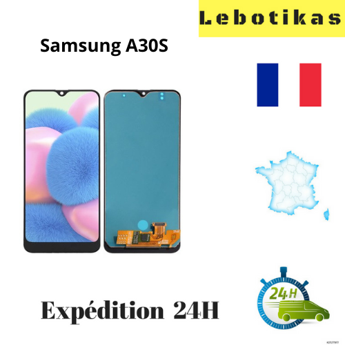 Écran LCD Avec Chassis Pour Samsung Galaxy A30s (modèle SM-A307F/G) - Neuf Et Compatible, Remplacement Facile
