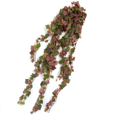 Set of 4 Colorful Draping Artificial Grape Leaf 38''  Bushes