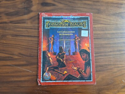 AD&D2 – Les Catacombes De Soirétoile (Forgotten Realms) – Livre D'occasion Pour Jeu De Rôle