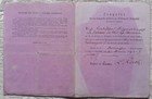 1879 Russisches Reich / Lettland Teilnahmebescheinigung zum Militärdienst