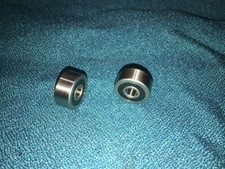 2 NEW SHOPSMITH BAND SAW BACK UP BEARINGS FOR BEHIND THE BLADE TOP AND BOTTOM