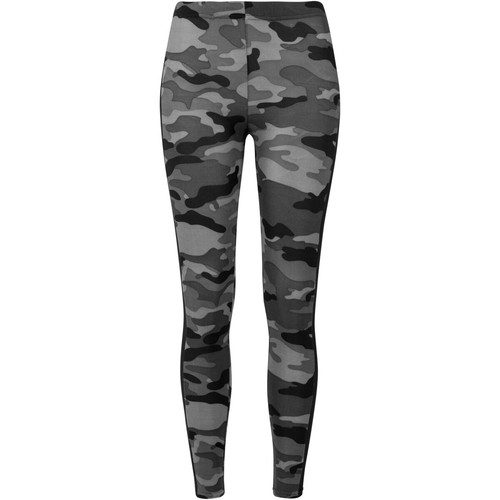 Urban Classics Ladies Camo Stripe Leggings Damen Sporthose Camouflage Mesh  - Bild 22 von 30
