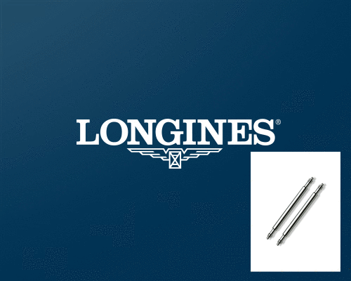 2 X STEEL SPRING BARS FOR LONGINES HERITAGE CONQUEST CLASSIC WATCHES 1.8mm - Afbeelding 1 van 1