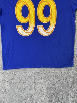 【新品タグ付】ロサンゼルス・ラムズ ドナルド 99 ユニフォーム M　ナイキ 2020-23 LA Rams Donald #99 Nike Game Home Jersey (XXL)