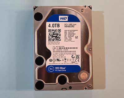 Western Digital Blue 4TB Desktop HDD | 3.5'' SATA | CMR | WD40EZRZ | Tested