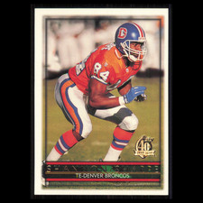 Shannon Sharpe #89 1996 Topps Denver Broncos Football Card NFL NM