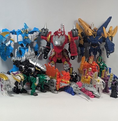Power Rangers Dino Fury Megazord Lot KishiryuOh YokuryuOh Neptune 13 Ryusoul Key