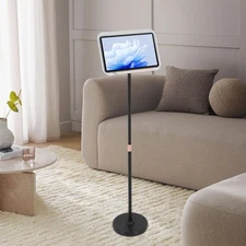 Portable 180° Adjustable Lectern Presentation Podium Stand with Laptop Holder