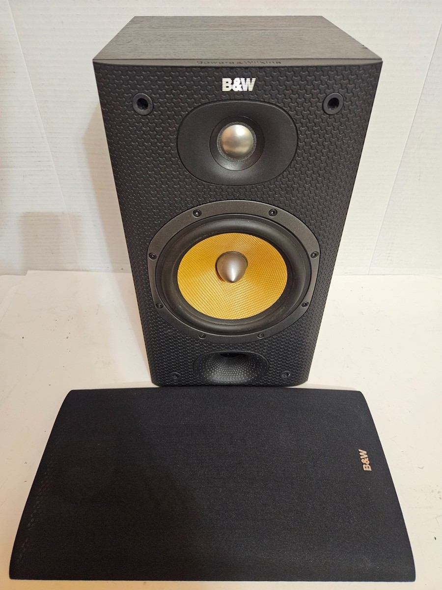 Bowers & Wilkins B&W (1) Single DM-601 S3 Bookshelf Speaker Black