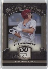 2014 Upper Deck Goodwin Champions Memorabilia 4/35 Joc Pederson #M-PE Patch q3x