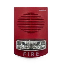 Simplex 4903-9354 Wall-Mount, White Speaker-Strobe