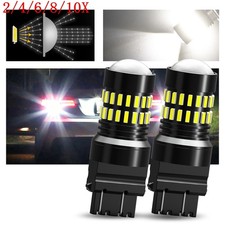 2X3157 3057 6000K White 3156 Backup LED Reverse Light 48-SMD 2400lm Bulbs 2/10x