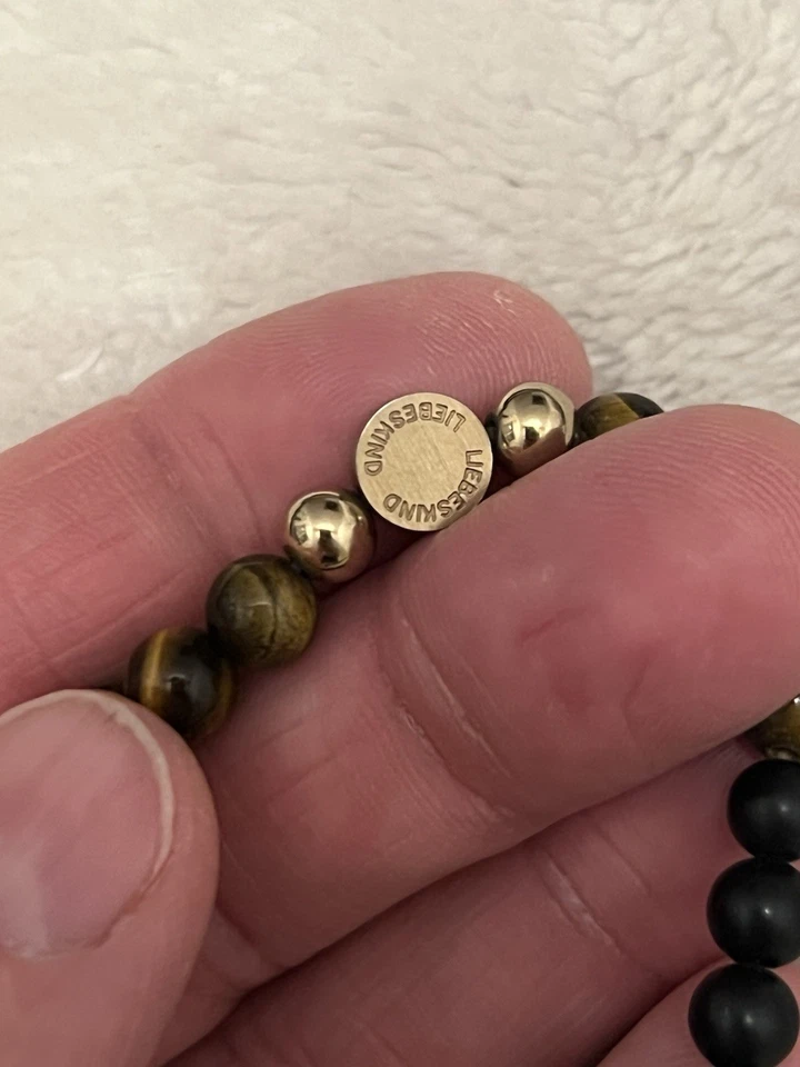 Liebeskind berlin armband beads damen Gold / Tigerauge / Schwarzer Onyx NEU - Bild 2 von 3