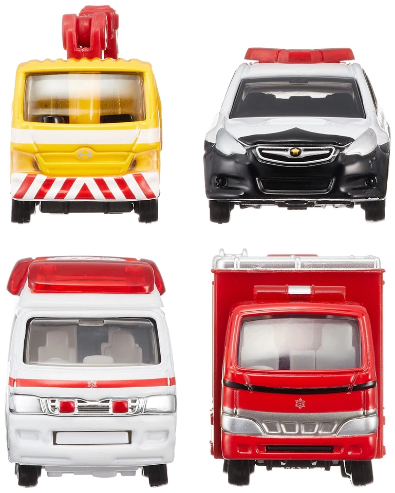 TAKARA TOMY "Tomica Emergency Vehicle Set 5" Mini Car Car Toy Male 3 years old a - Image 4 of 4