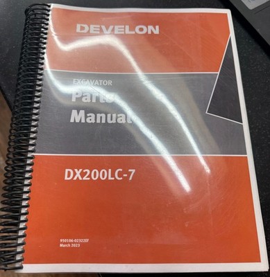 Develon DX200LC-7 Excavator Parts Manual