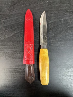 Vintage Broderna Jonsson Knife & Sheath made in Mora, Sweden S16