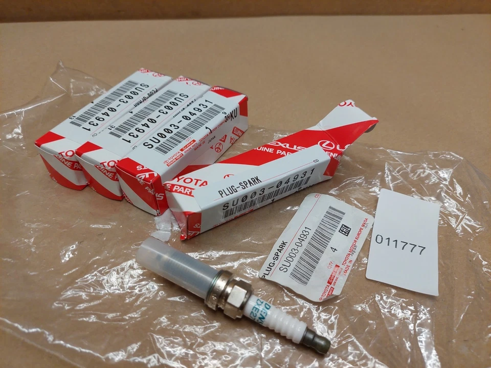 Toyota GR86 Spark Plugs Set 2.4L 2022-2024 SU00304931 FR-S 86 BRZ Genuine NEW - Image 2 of 4