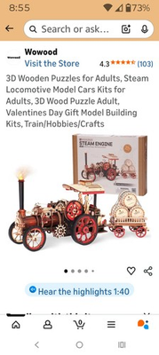 #ad Steam Engine...3 Speed Manual Control for Steam Engine $57.95