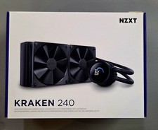 NZXT Kraken 240 2x120mm AiO Liquid CPU Cooler - Matte Black