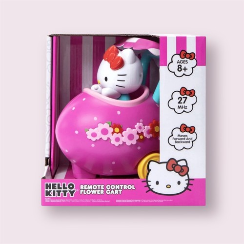 Sanrio Hello Kitty Telecomando Carrello Fiori Regalo Divertente Giocattolo Nuovo con Scatola  - Foto 1 di 6