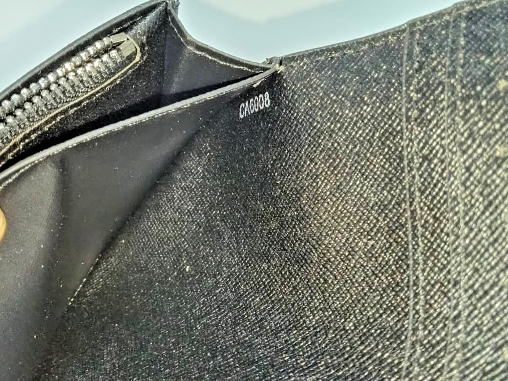 Louis Vuitton Monogram Eclipse Brazza Canvas Long… - image 8