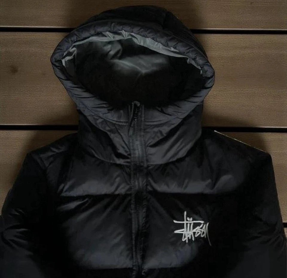 Stussy羽绒灰色衬里,尺寸 M — 第 2/3 张图片