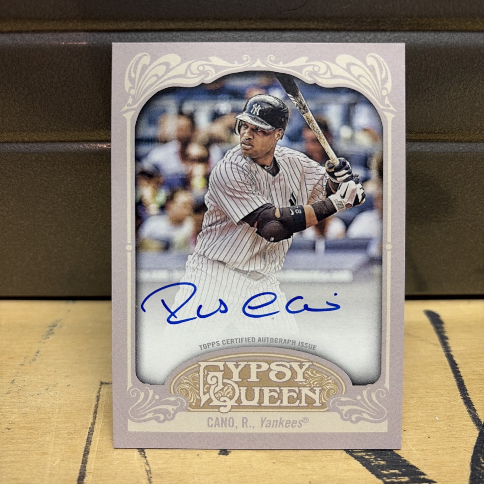 2012 Topps Gypsy Queen Robinson Cano Auto New York Yankees GQA-RC Autograph