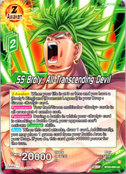 SS Broly, All-Transcending Devil BT22-056 Critical Blow Dragon Ball Super Uncommon