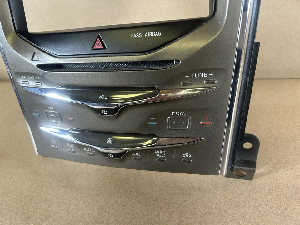 Lincoln MKX 2011-2015 radio temperatura aire acondicionado panel de control de clima bisel ventilaciones OEM Foto 4 de 4